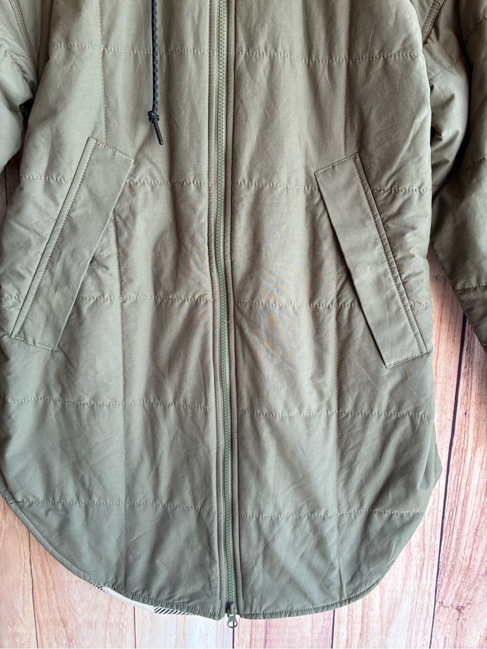 Columbia Chatfield Hill II Parka Jacket in Stone Green Size Small - Picture 4 of 10